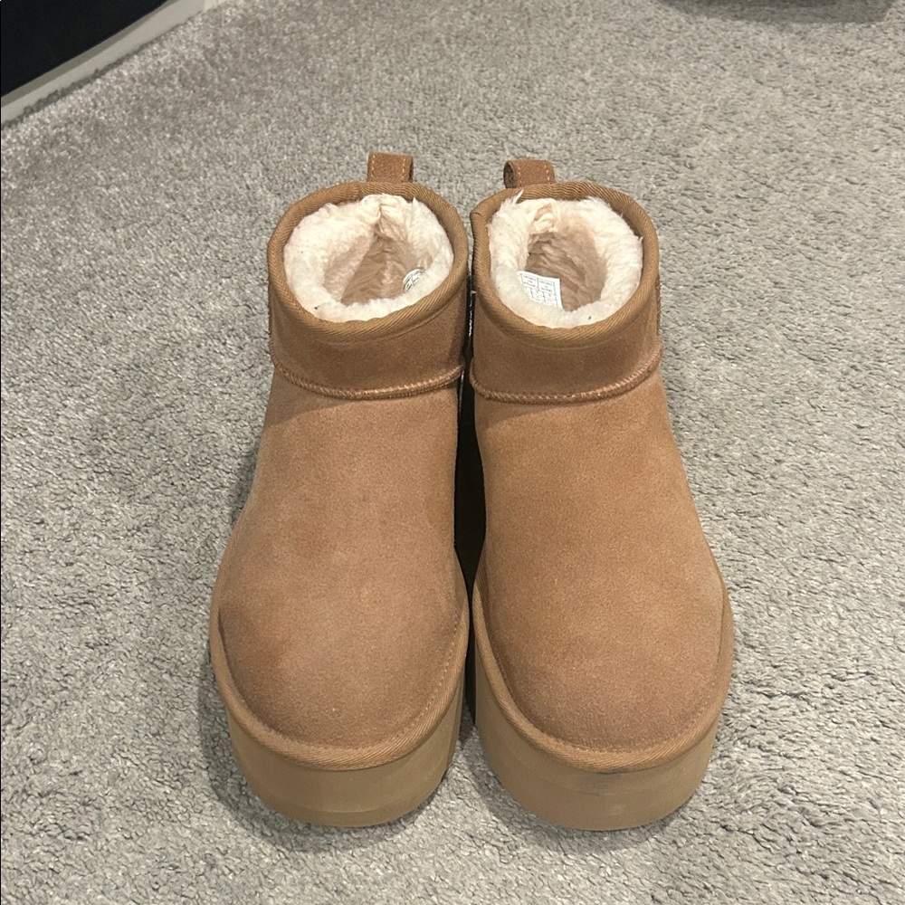 UGG Women's Brown Suede Winter Boots